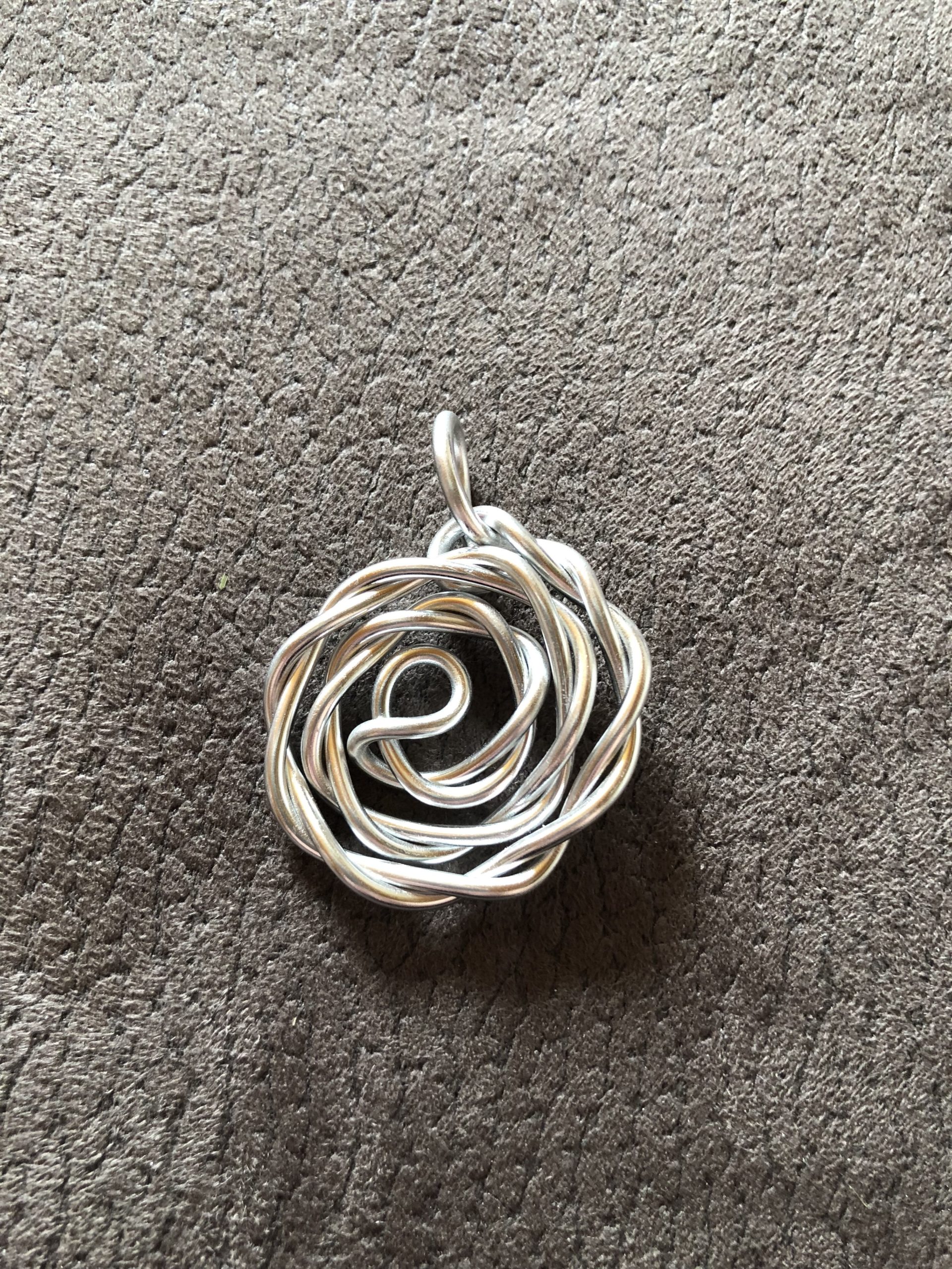 kleine Rose Silber