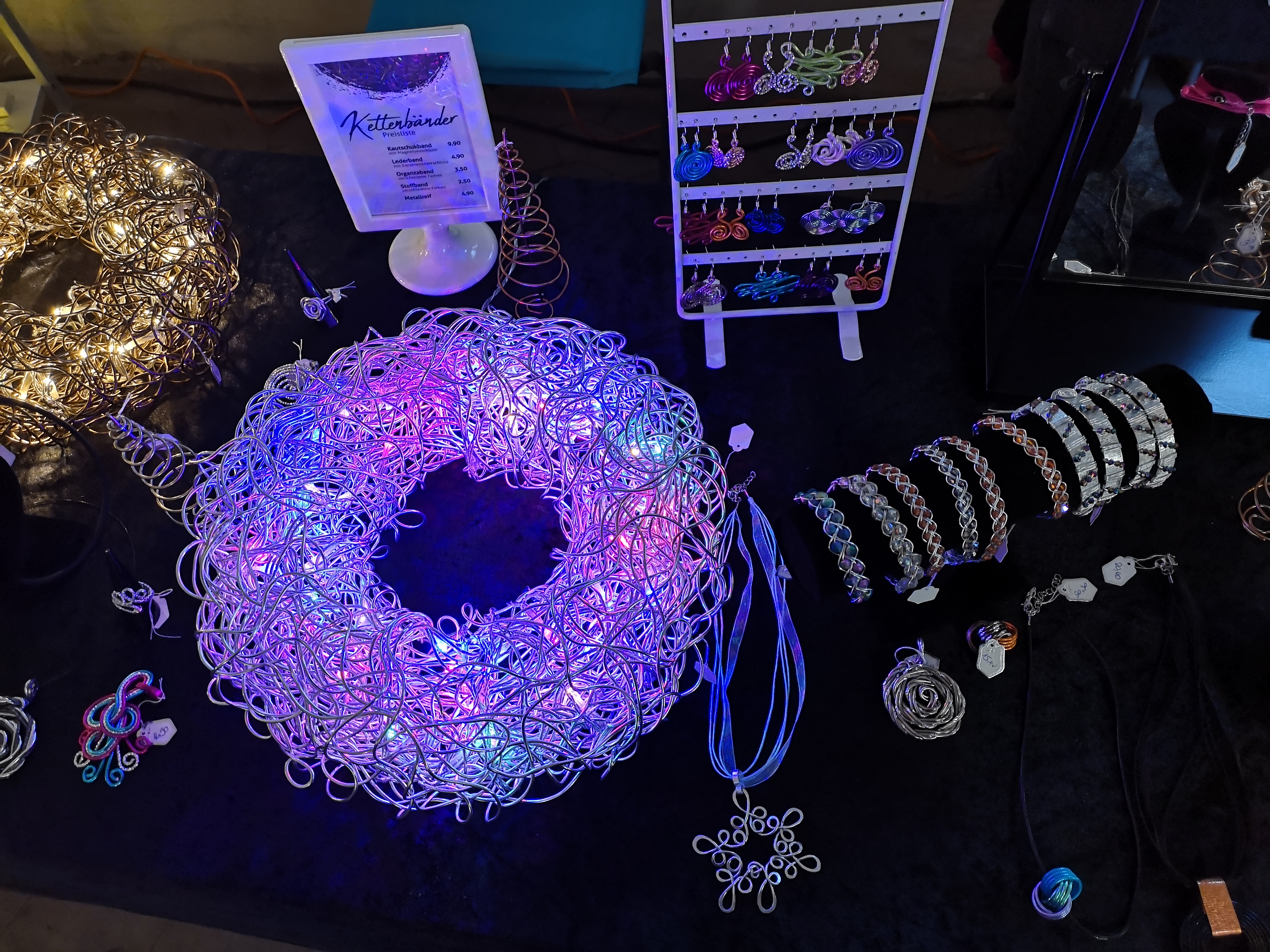 Weihnachtsmarkt 2018 Drahtjewellery