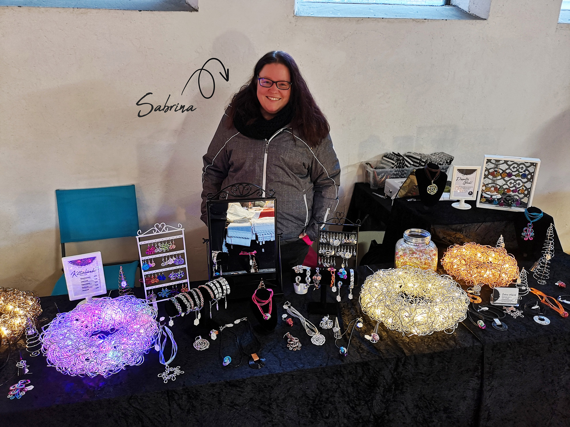 Weihnachtsmarkt Drahtjewellery 2018
